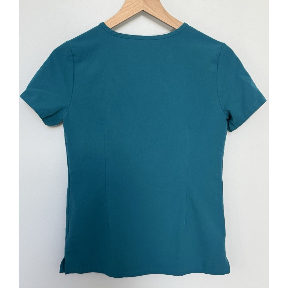 FIGS Women's Casma Three Pocket Scrub Top Pacific Blue Size XXS - Picture 5 of 6